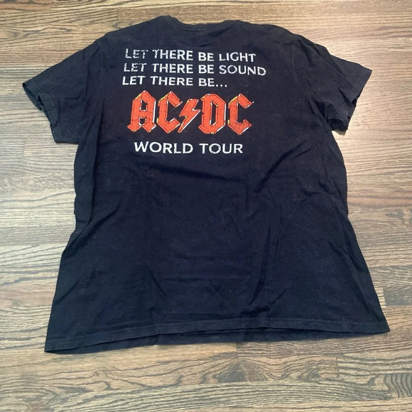 AC/DC Let There Be Rock black T-shirt size XL - Picture 5 of 5